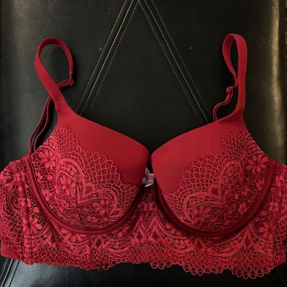 EXCELLENT CONDITION VICTORIA’S SECRET BODY BY VICTORIA LINED DEMI LONG LINE BRA - Picture 3 of 7